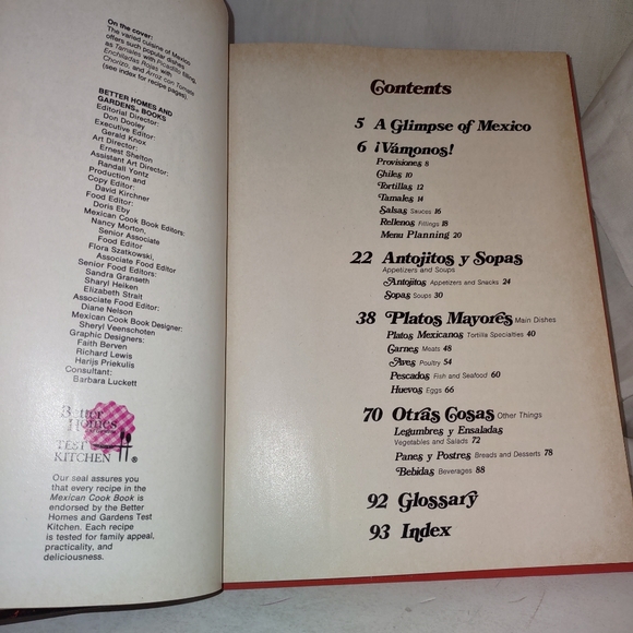 Better Homes and Gardens Mexican Cook Book 1979 Vintage GC - Picture 6 of 10